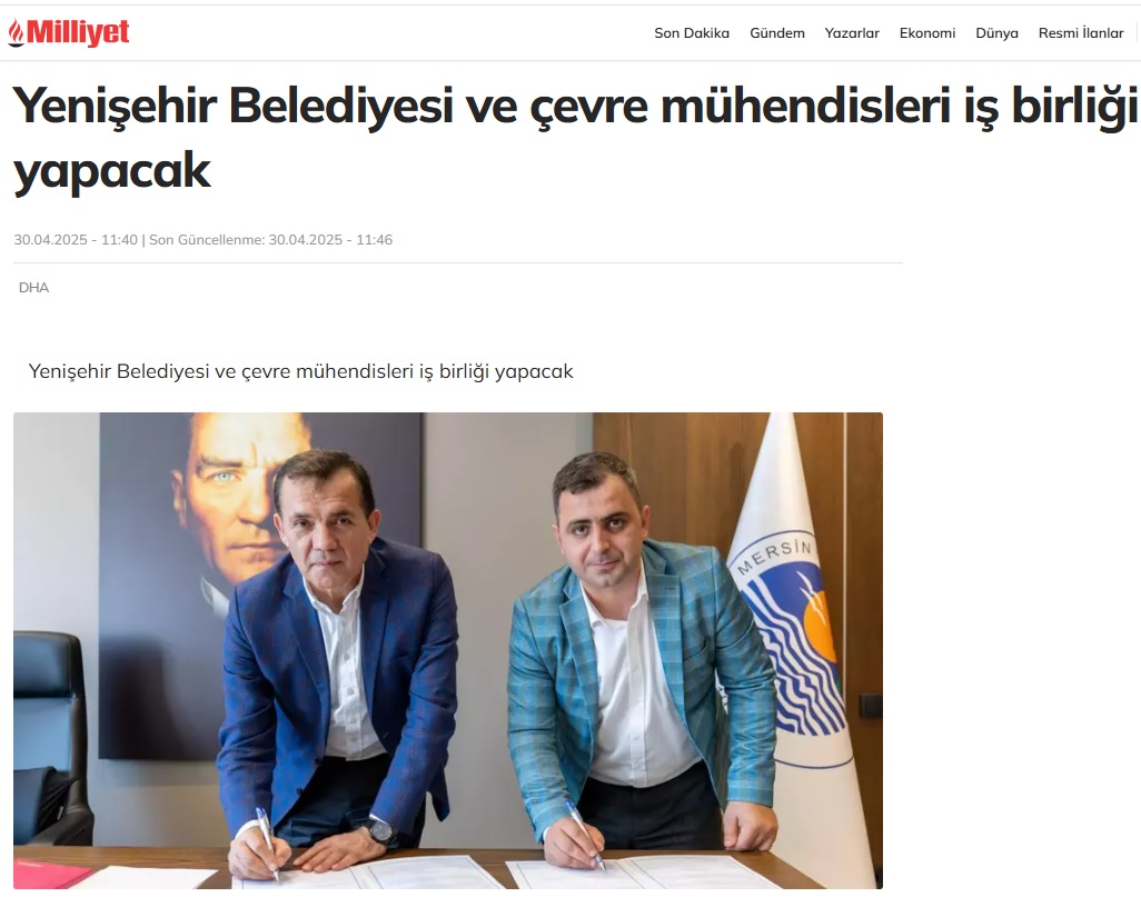 Yenişehir Belediyesi ve çevre mühendisleri iş birliği yapacak
