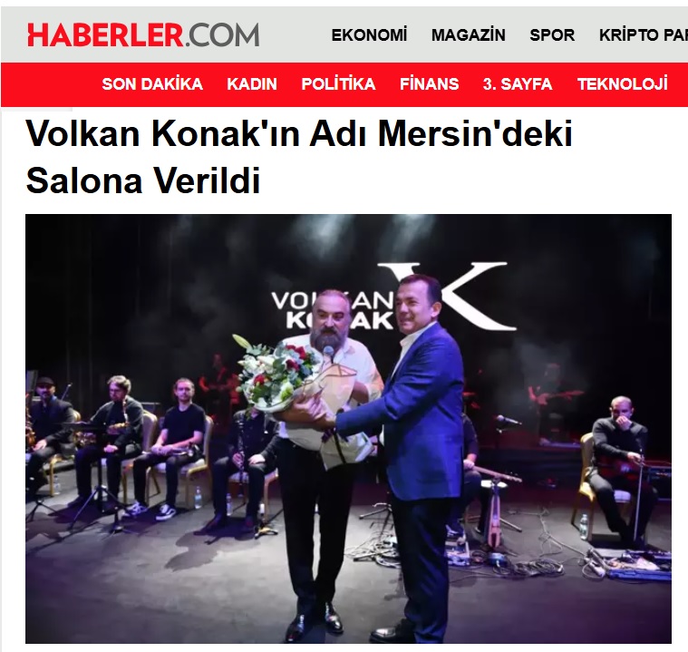 Volkan Konak’ın ismi Yenişehir’deki sanat merkezinde yaşayacak