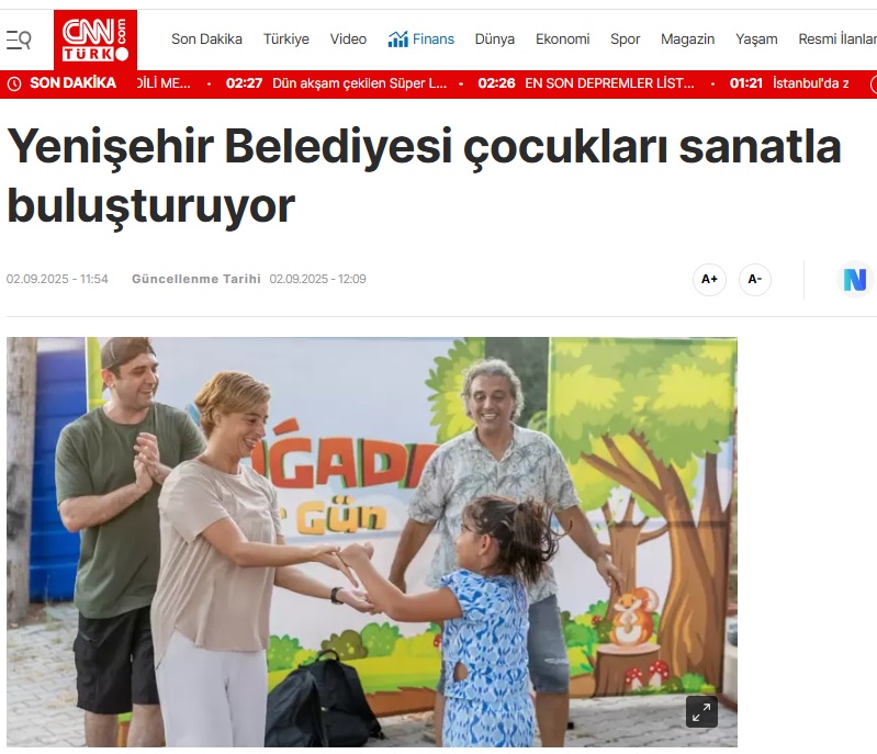 Yenişehir Belediyesi mahallelerde çocuklar için renkli etkinlikler düzenliyor