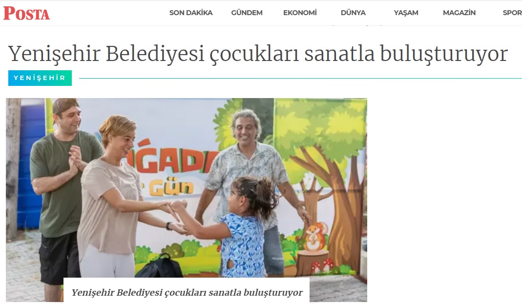 Yenişehir Belediyesi mahallelerde çocuklar için renkli etkinlikler düzenliyor