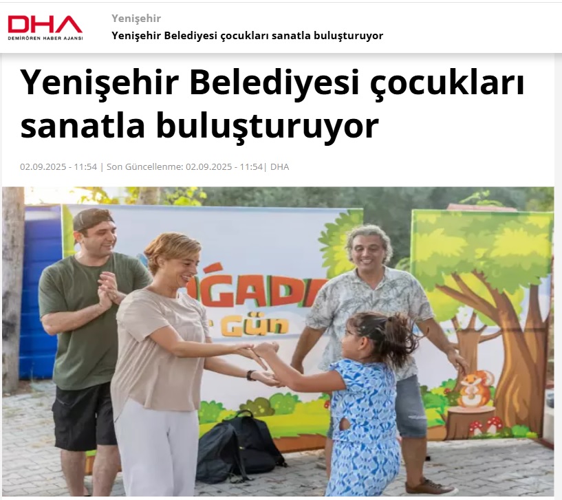 Yenişehir Belediyesi mahallelerde çocuklar için renkli etkinlikler düzenliyor