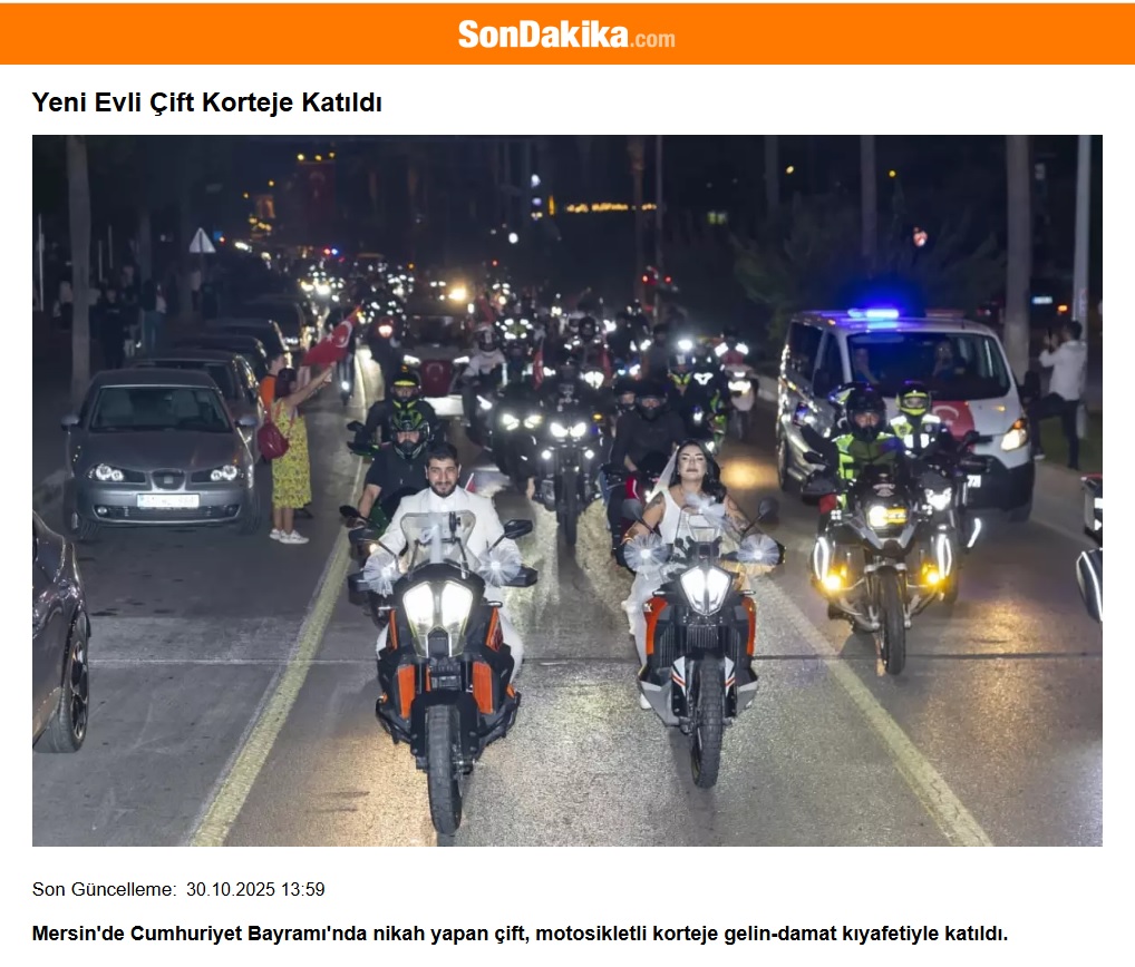 Nikah masasından “Cumhuriyet Korteji”ne