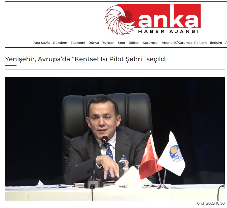 Yenişehir Avrupa’nın 6 pilot şehrinden biri olarak seçildi