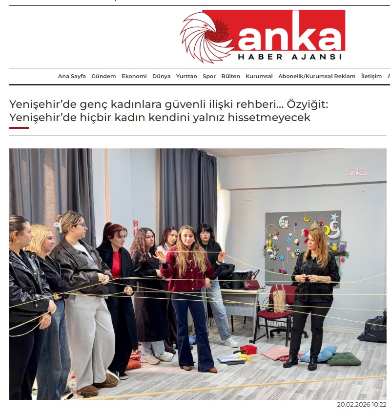 Yenişehir’de genç kadınlara ‘Güvenli ilişki’ rehberi