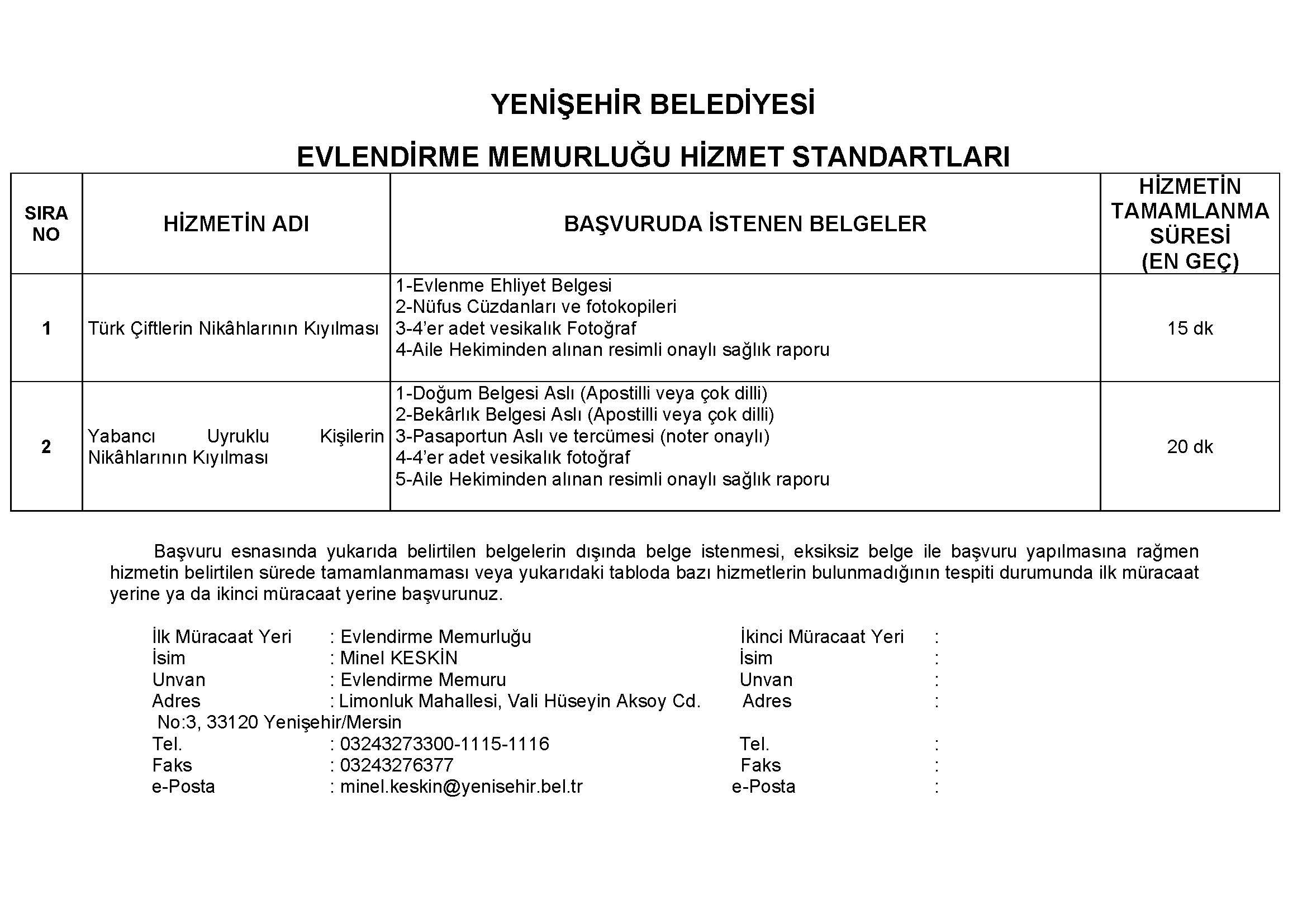EVLENDİRME AMİRLİĞİ