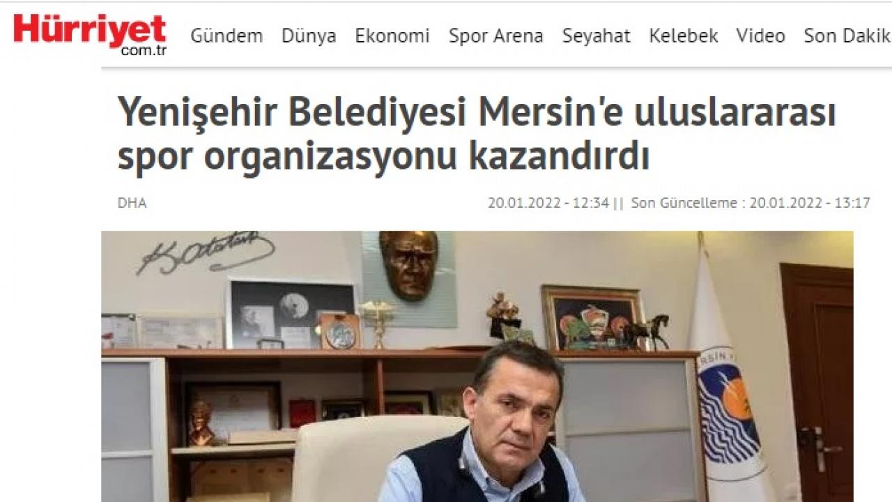 Yenişehir Belediyesi Mersin'e uluslararası spor organizasyonu kazandırdı