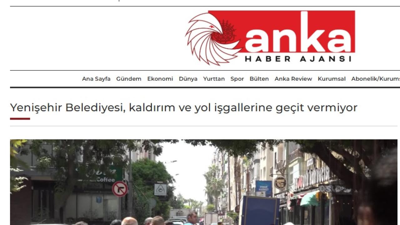 Yenişehir Belediyesi kaldırım ve yol işgallerine geçit vermiyor