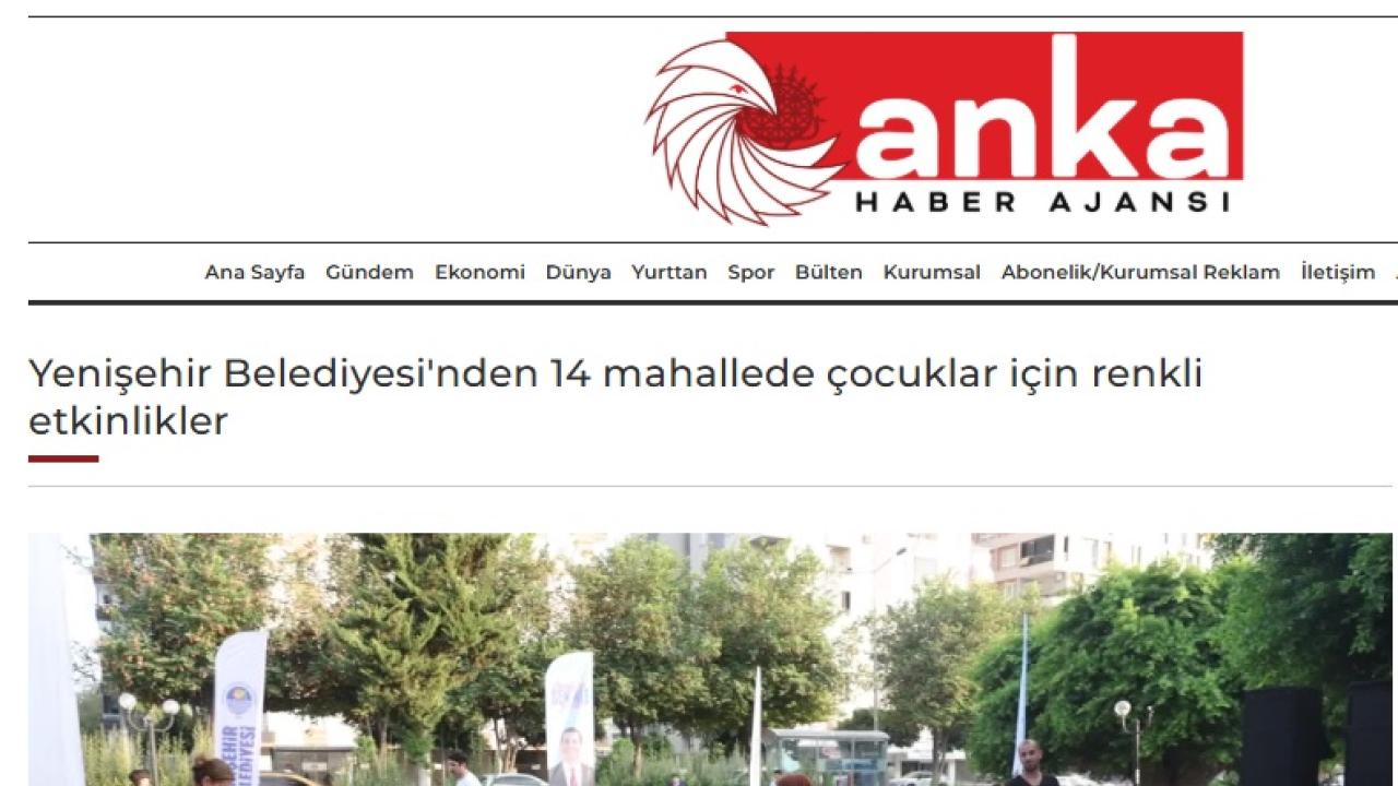 Yenişehir Belediyesi 14 mahallede çocuklar için etkinlikler düzenledi