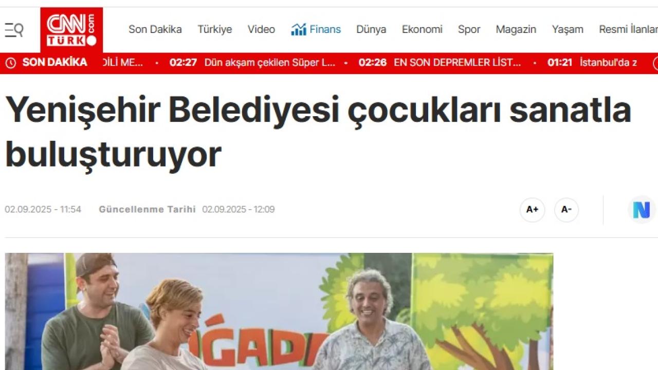 Yenişehir Belediyesi mahallelerde çocuklar için renkli etkinlikler düzenliyor