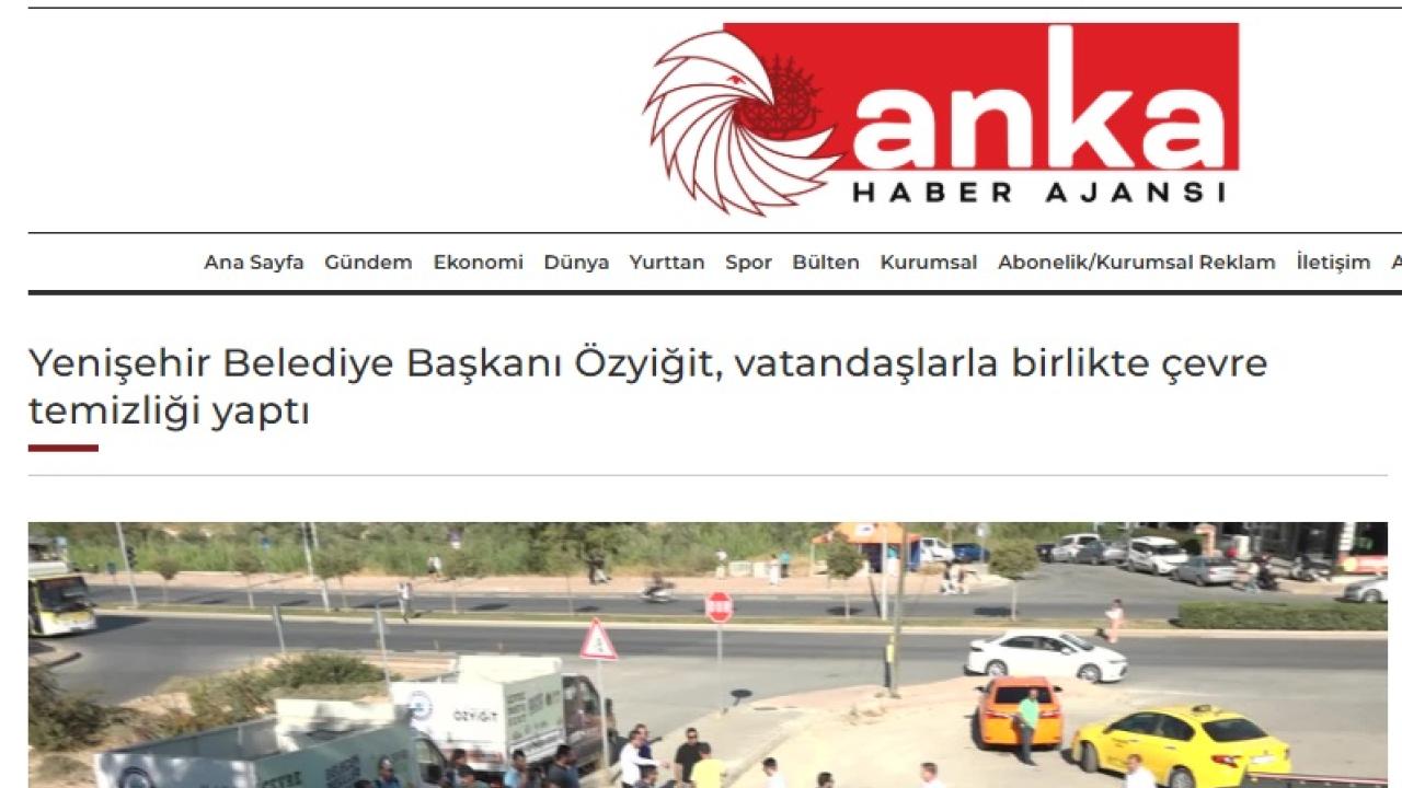 Başkan Özyiğit, vatandaşlarla birlikte çevre temizliği yaptı