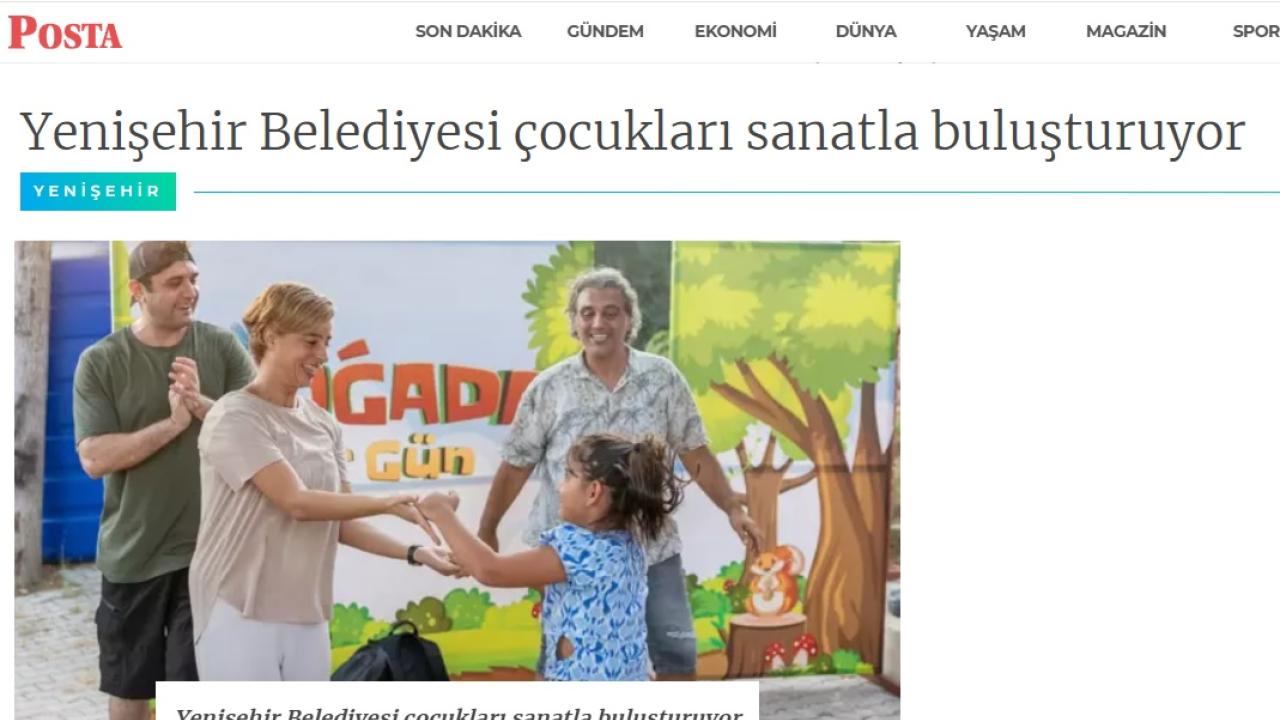 Yenişehir Belediyesi mahallelerde çocuklar için renkli etkinlikler düzenliyor