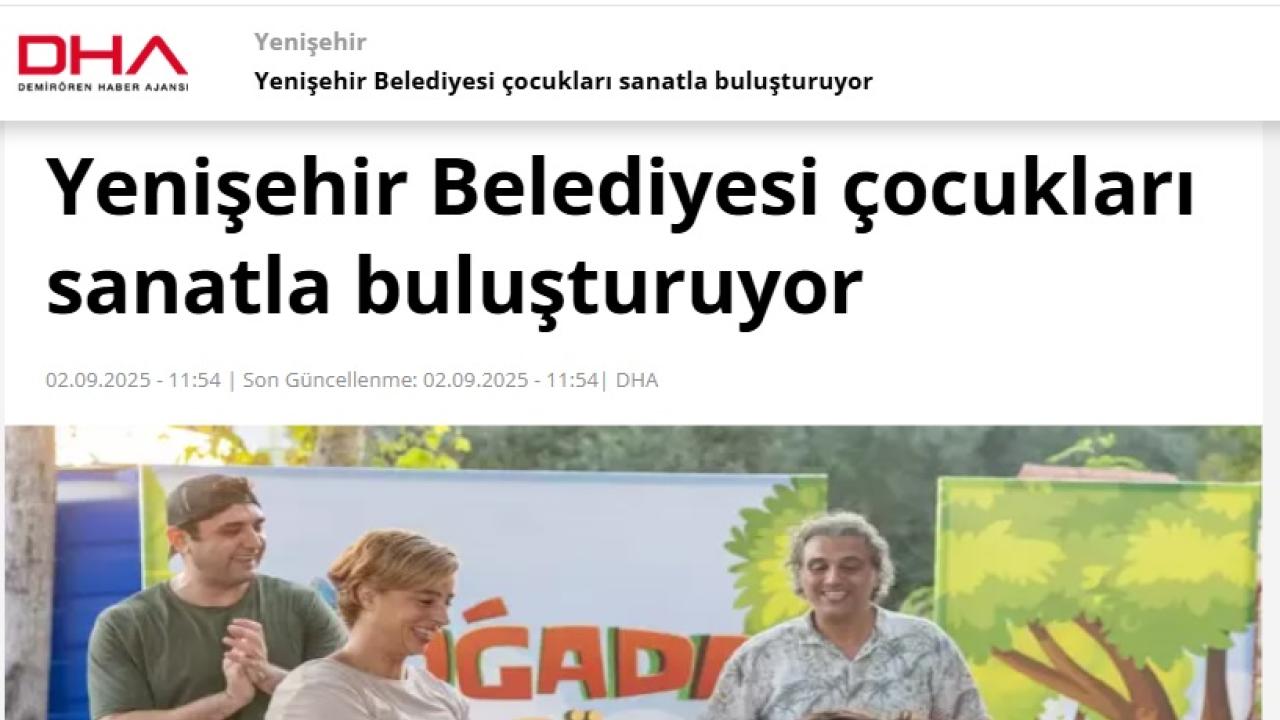 Yenişehir Belediyesi mahallelerde çocuklar için renkli etkinlikler düzenliyor