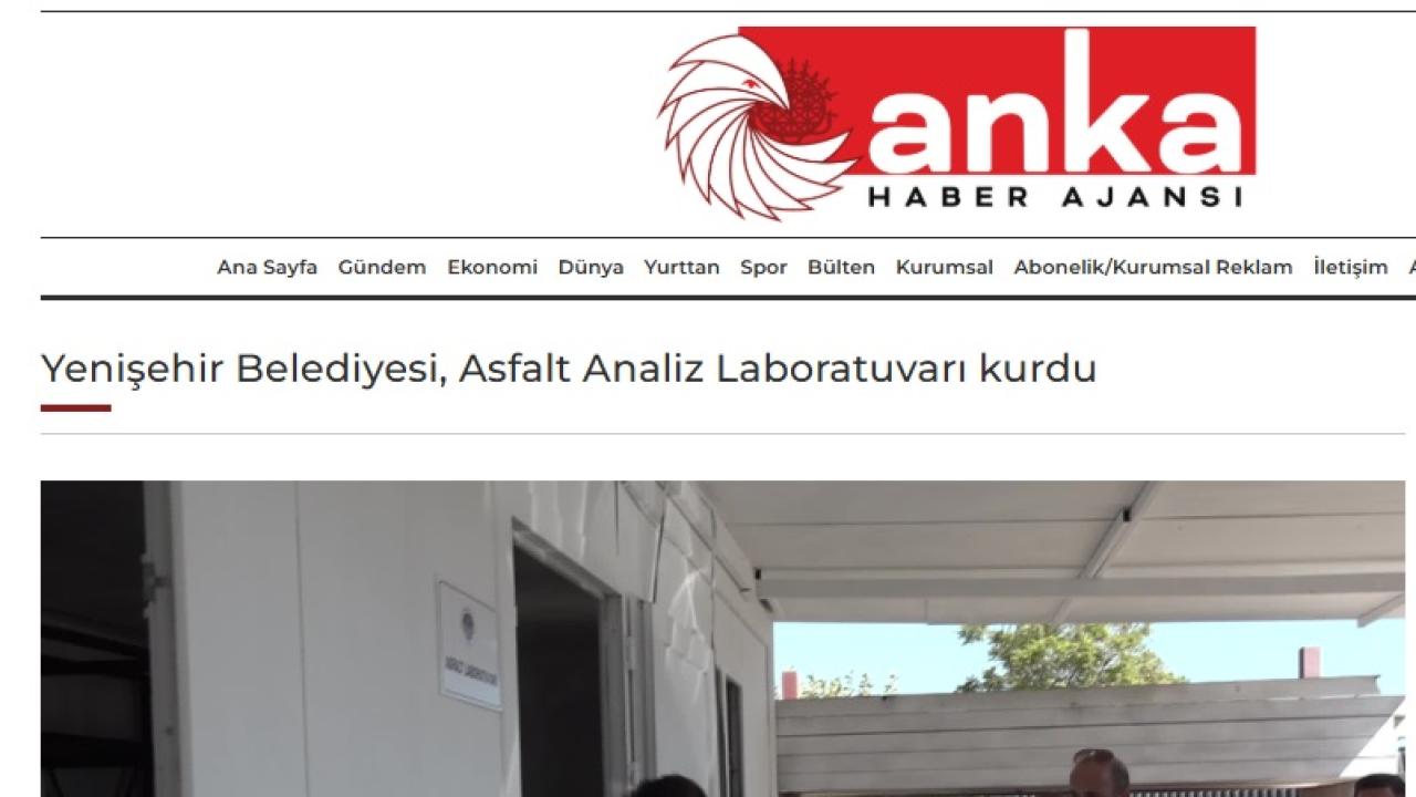 Yenişehir Belediyesi Asfalt Analiz Laboratuvarı kurdu
