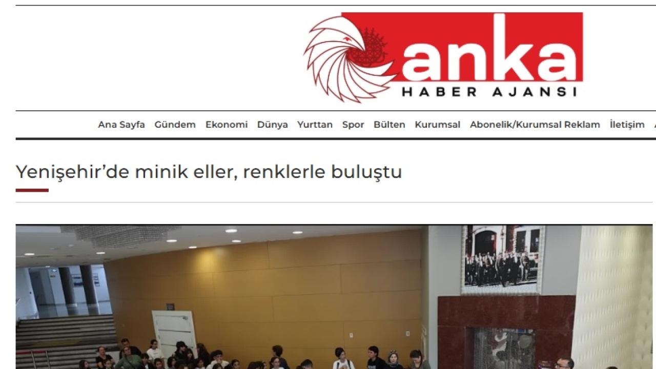 Yenişehir’de minik eller renklerle buluştu