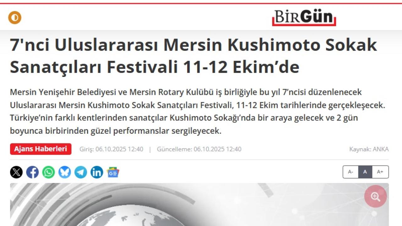 Mersin’in en renkli festivali başlıyor