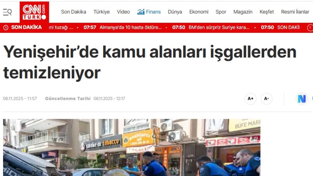 Yenişehir’de kaldırım işgallerine geçit yok