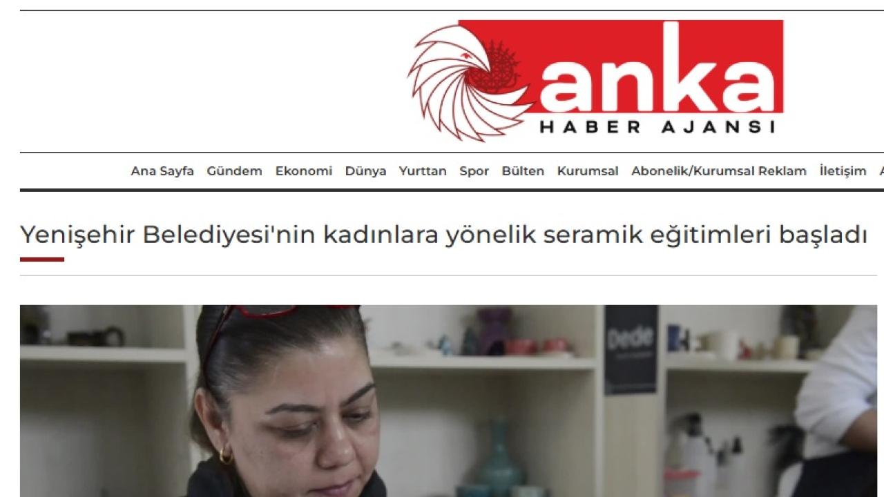 Yenişehir Belediyesinin kadınlara yönelik seramik eğitimleri başladı