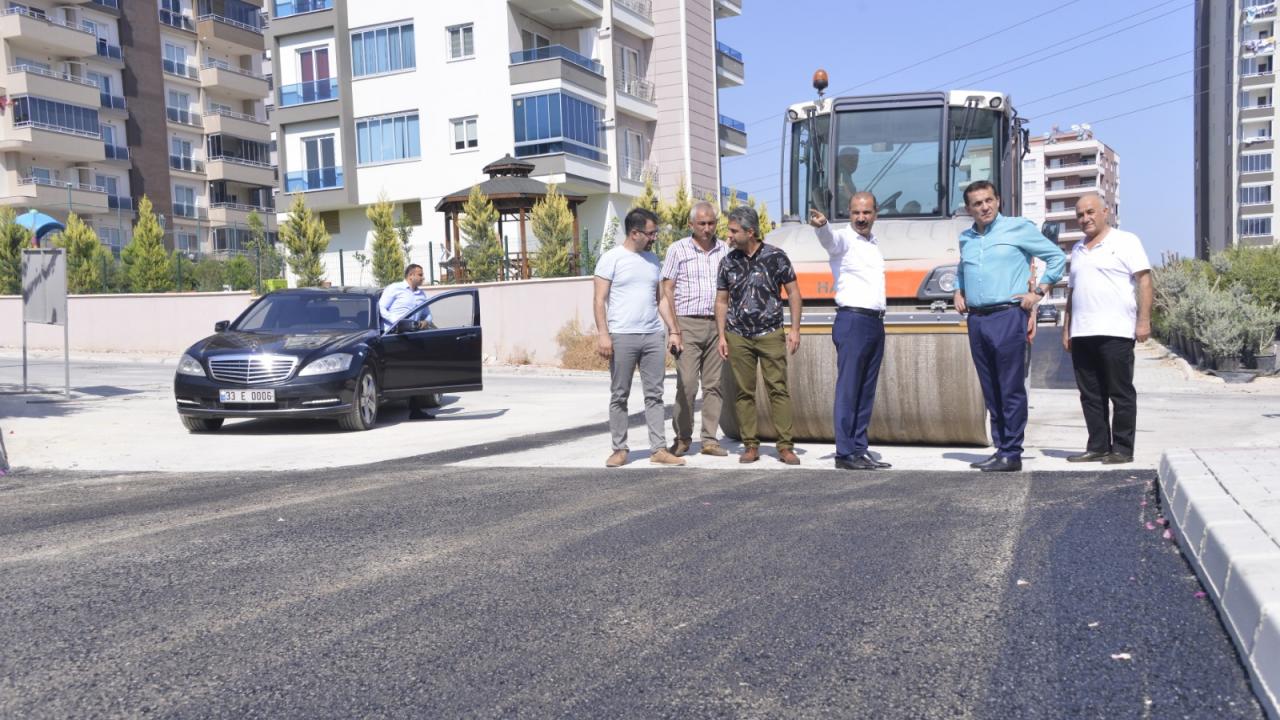 Yenişehir'de Asfalt Çalışmaları Sürüyor