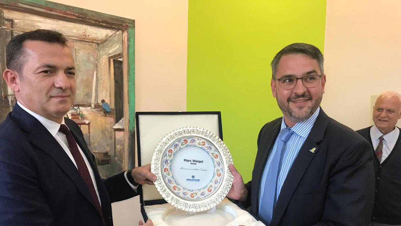 Başkan Özyiğit Kardeş Kentte 
