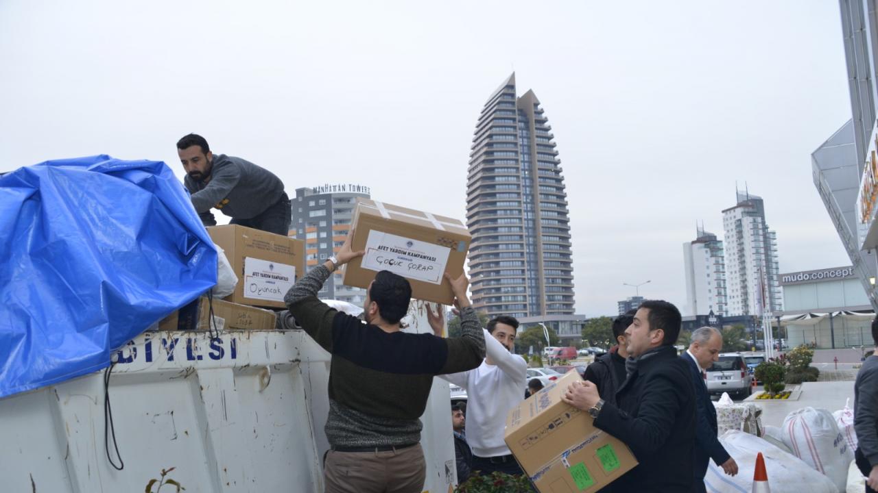 Yardımlar Yenişehir’den Bölgeye Gönderildi