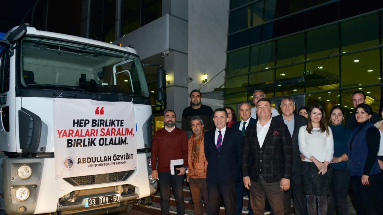 Yardımlar Yenişehir’den Bölgeye Gönderildi