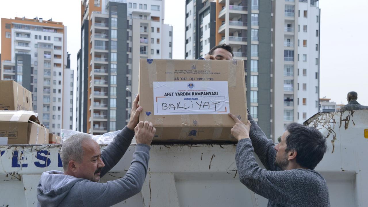 Yardımlar Yenişehir’den Bölgeye Gönderildi