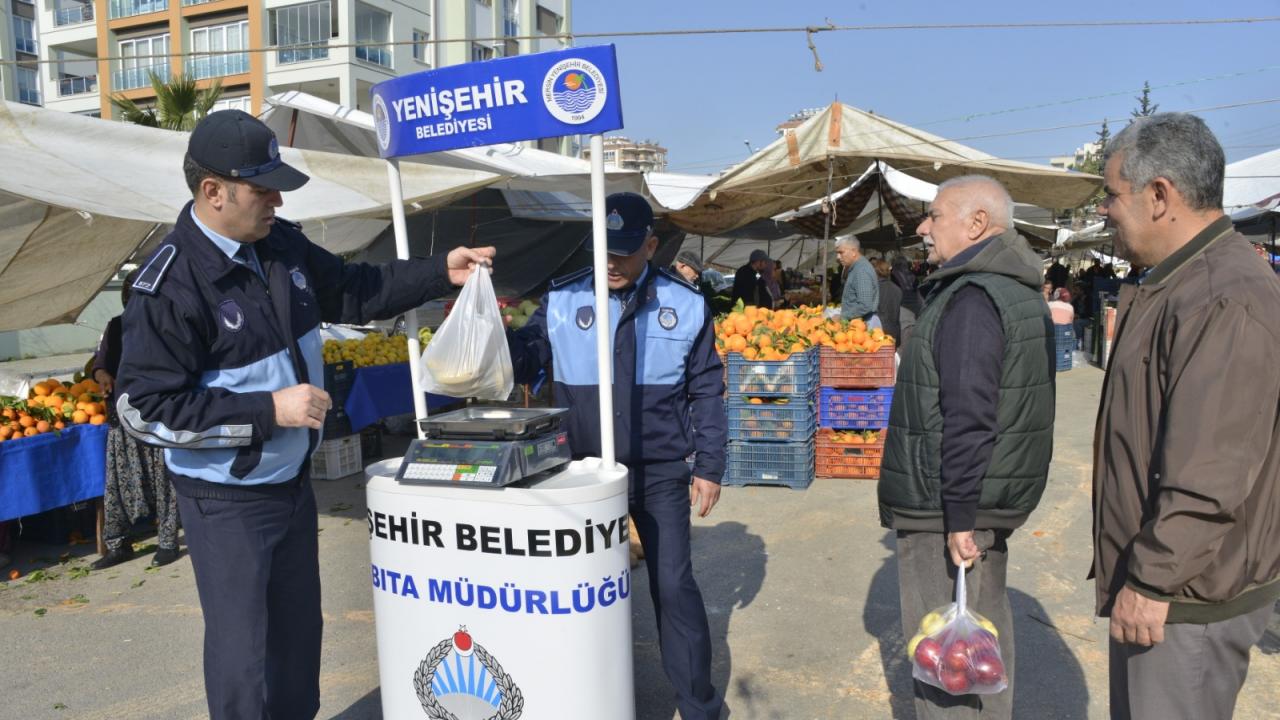 Pazar Alanında Hassas Terazi Uygulaması