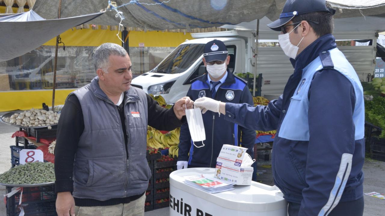 Yenişehir Belediyesi Semt Pazarlarında Teyakkuzda