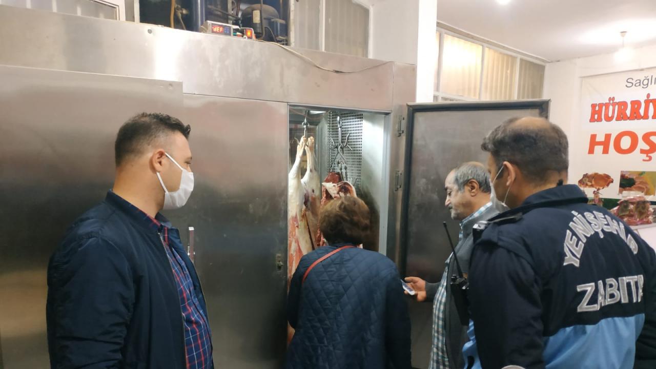 Yenişehir Zabıtadan Kaçak Et Operasyonu