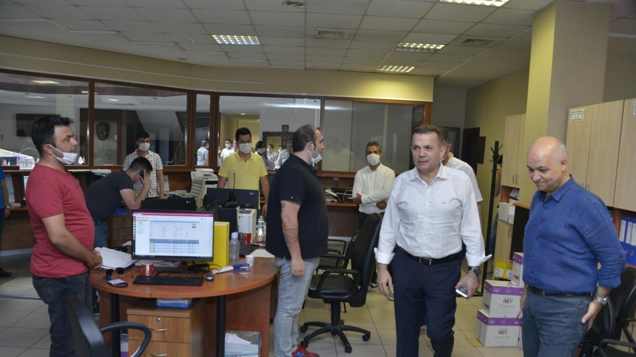 Başkan Özyiğit, personellerle buluşmaya devam ediyor