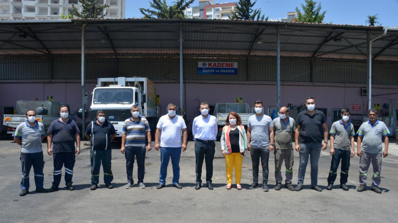 Yenişehir Belediyesi hurda araçları hizmete kazandırıyor