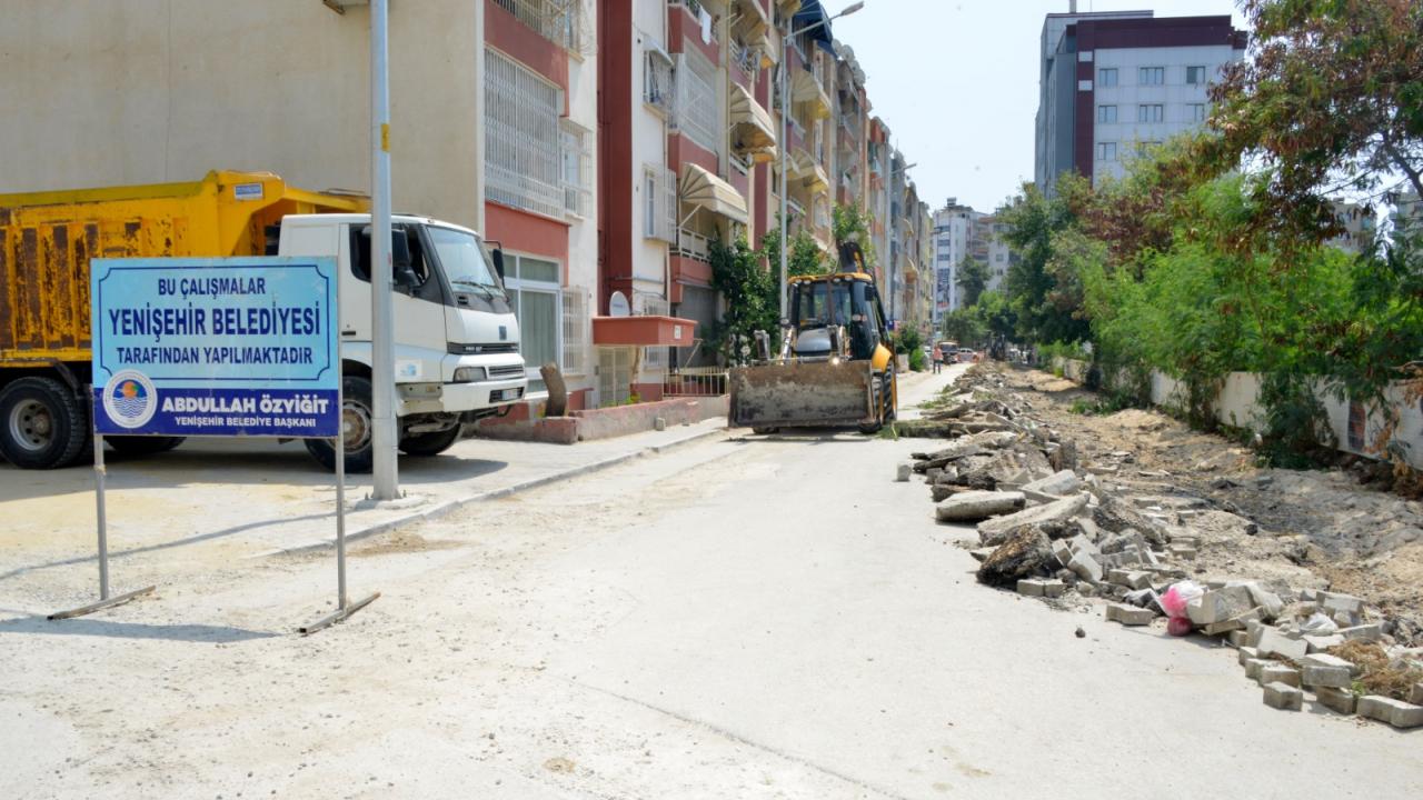 Alanya Sokağı çalışmaları başladı