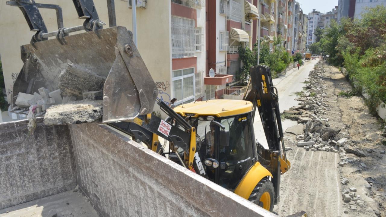 Alanya Sokağı çalışmaları başladı
