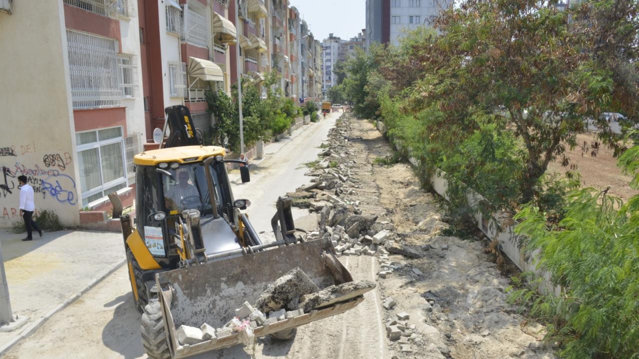Alanya Sokağı çalışmaları başladı