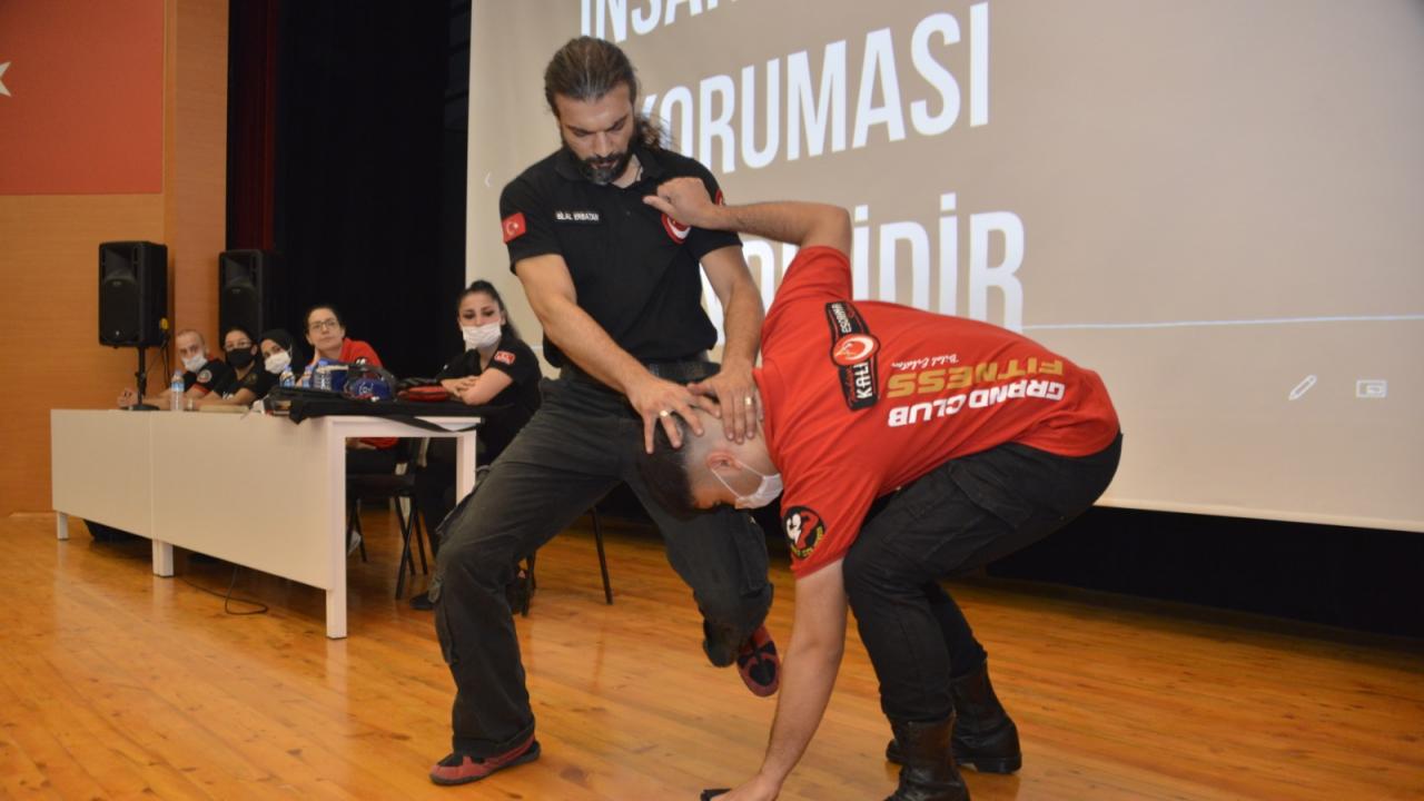 Yenişehir Belediyesinden kadınlara yakın savunma eğitimi