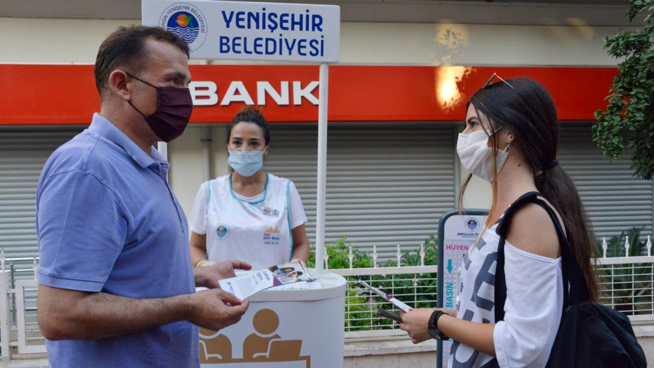 Başkan Özyiğit, uzaktan eğitim için sokağa çıktı