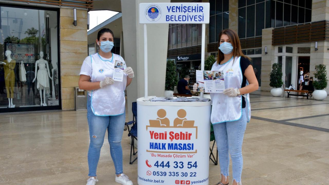 Yenişehir Belediyesi aileleri uzaktan eğitime hazırlıyor
