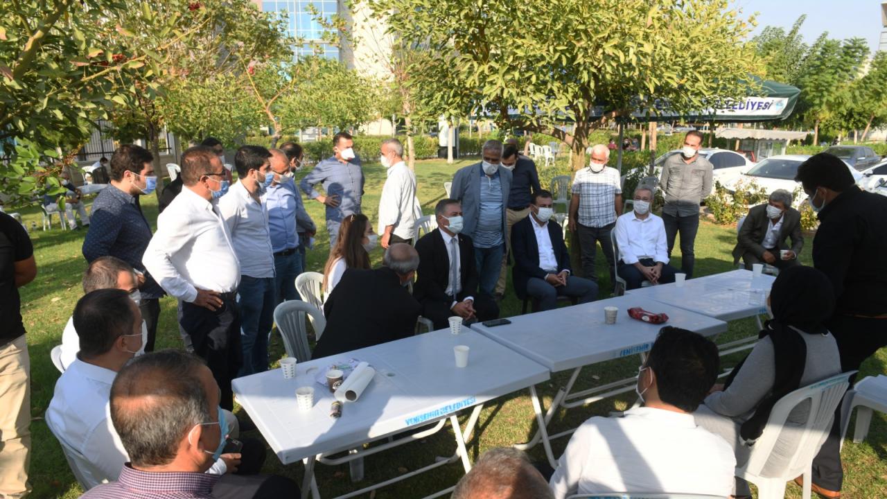Başkan Özyiğit, Aziz Aydınlık’ın durumu hakkında bilgi aldı
