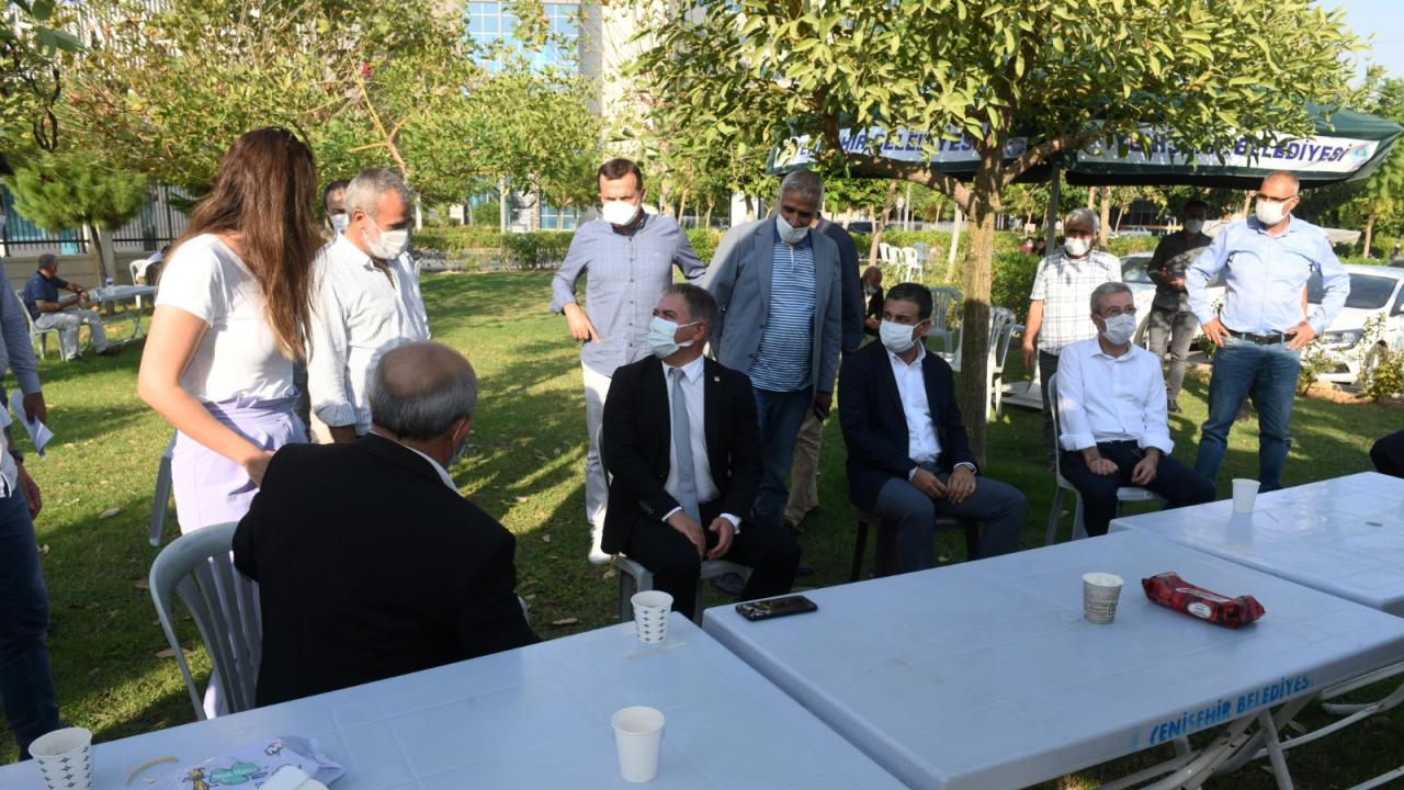 Başkan Özyiğit, Aziz Aydınlık’ın durumu hakkında bilgi aldı