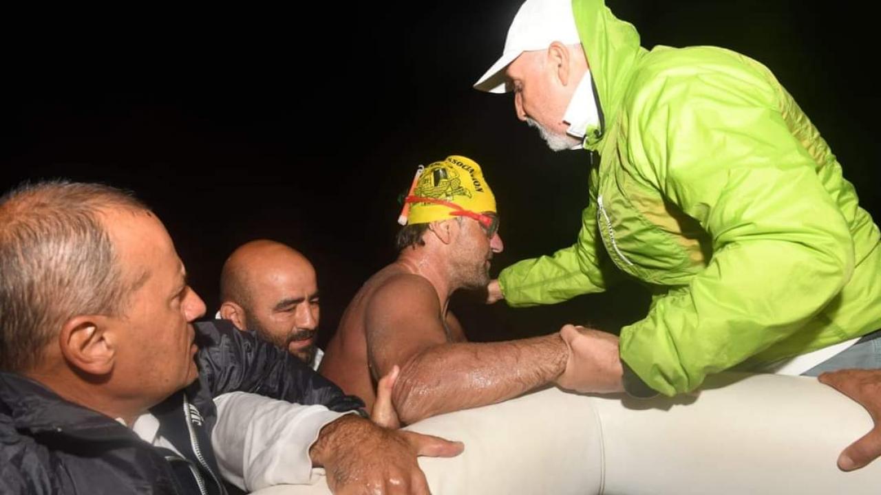 Emre Seven tarihi geçişte hava muhalefetine takıldı