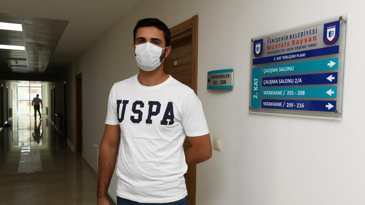 Sağlıkçılar Yenişehir Belediyesinin yurt hizmetinden memnun 