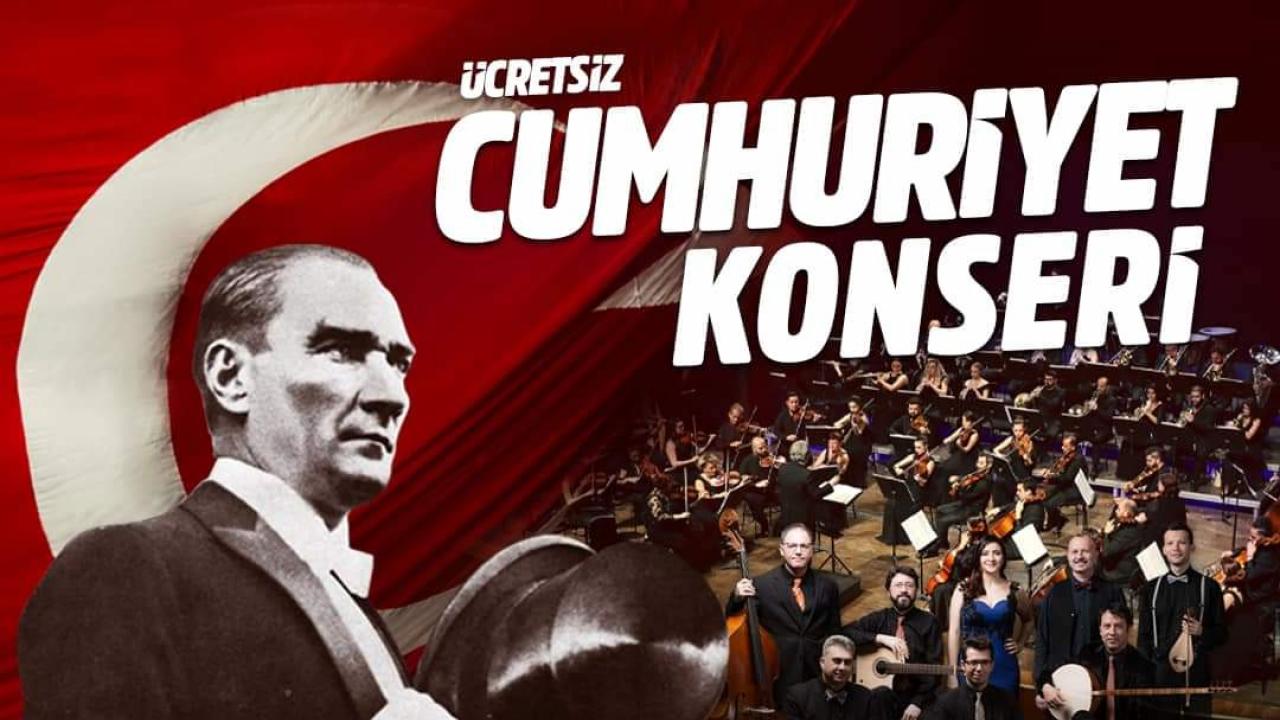 Yenişehir Belediyesinden Cumhuriyet Konseri