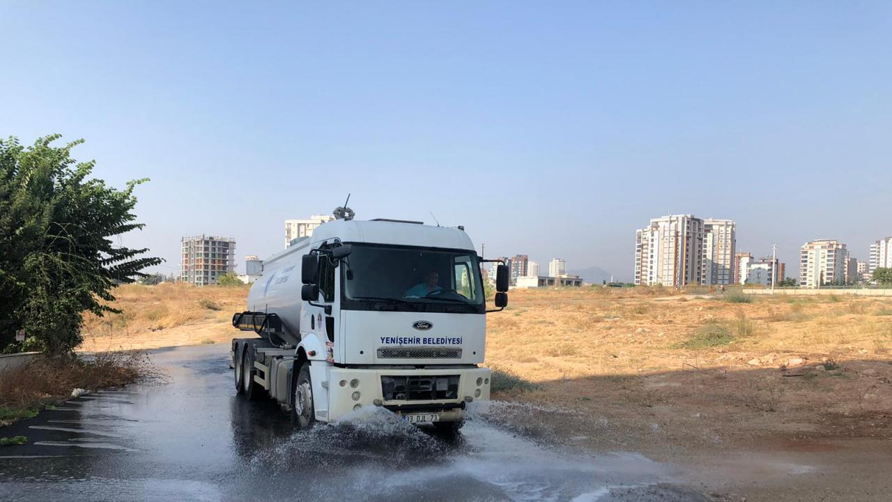Yenişehir’de temizlik ve hijyen çalışmaları sürüyor