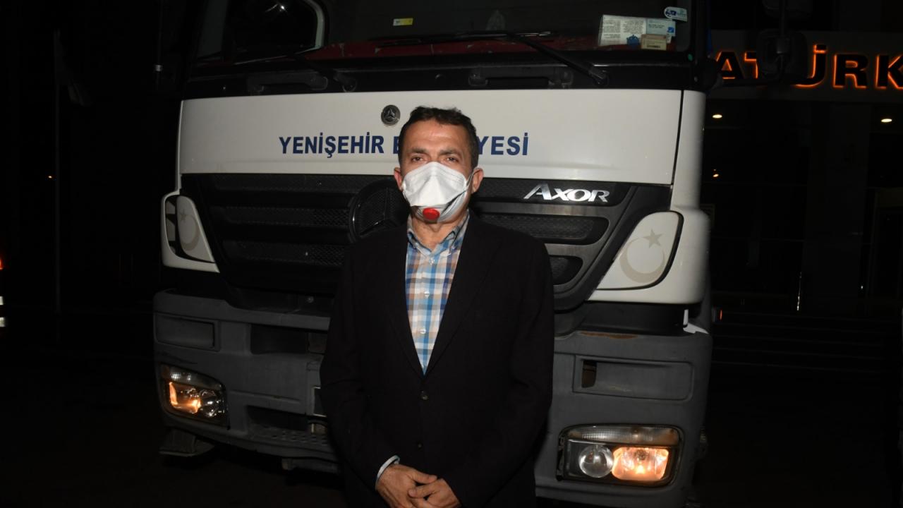 Yenişehir’den İzmir’e yardım eli