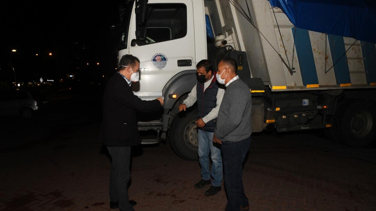 Yenişehir’den İzmir’e yardım eli