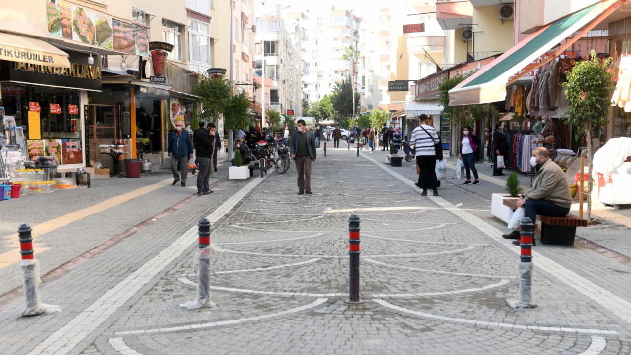 Alanya Sokağı artık çok daha renkli 