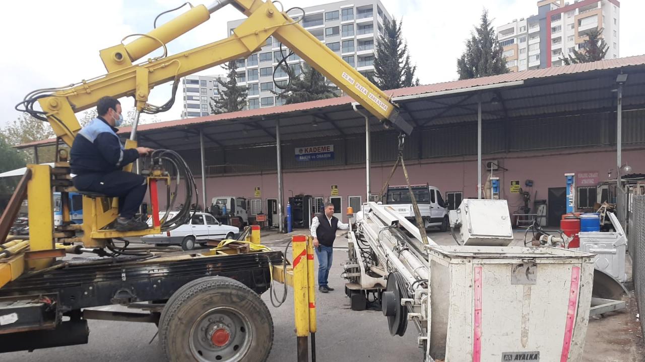 Yenişehir Belediyesi atıl durumdaki araçları hizmete kazandırıyor