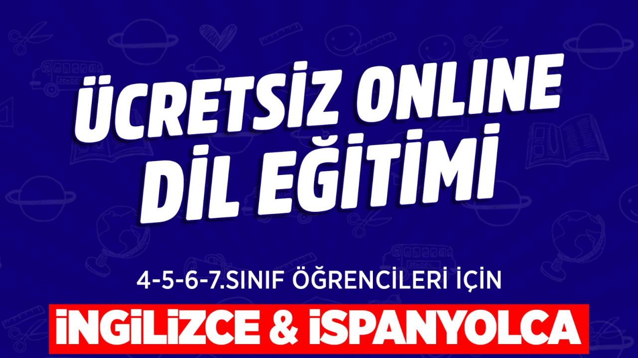 Yenişehir Belediyesinden online İngilizce ve İspanyolca dil eğitimi