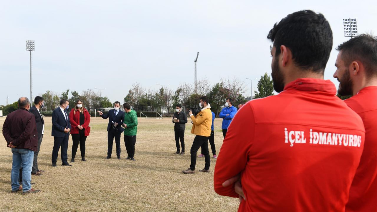 Başkan Özyiğit’ten İçel İdmanyurdu’na destek ziyareti