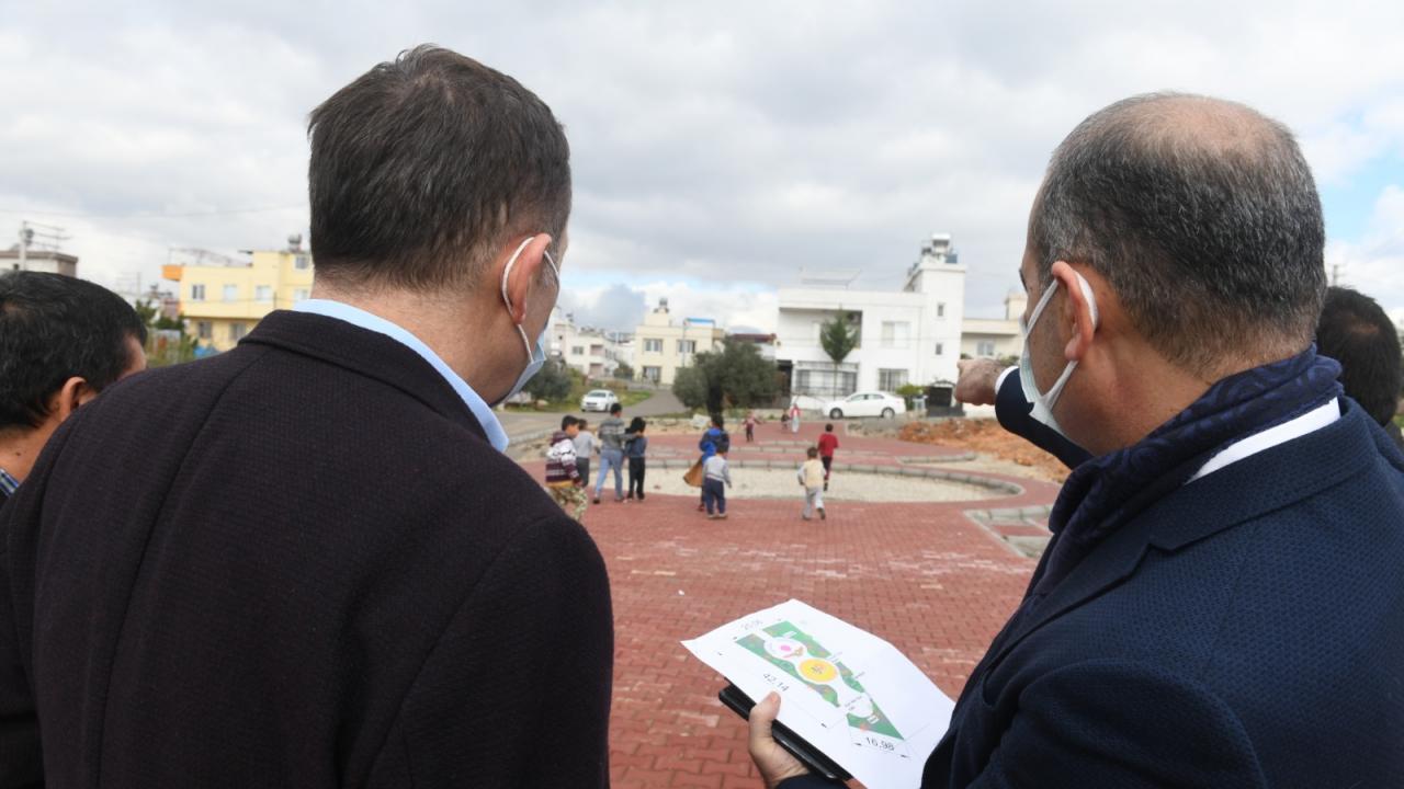 Yenişehir Belediyesi, Deniz Mahallesi’ne yeni bir park kazandırıyor